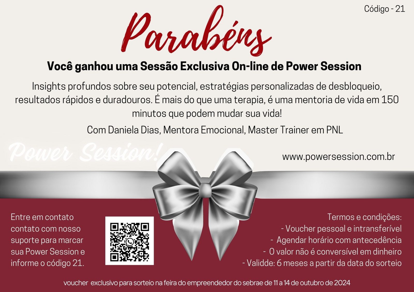 Voucher Sebrae - Power Session
